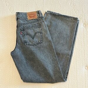 Levi’s Black Denim Super Low Loose Size 27